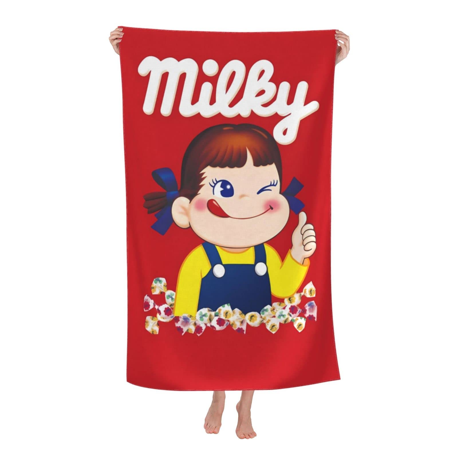 Amazon｜ペコちゃん バスタオル タオル 耐久性 吸水速乾 大判